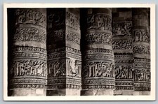 RPPC  Qutab Minar New Delhi  India - Real Photo Postcard  c1920 picture