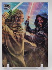 2024 Topps Star Wars Chrome Galaxy WARRIORS OF THE FORCE #1 Wave Refractor /99 picture