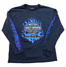 Harley-Davidson Chrome Street Chrome Long Sleeve T-Shirt New Castle PA picture