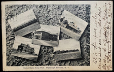 Vintage Postcard 1912 U.S. Army Post, Plattsburgh Barracks, New York (NY) picture