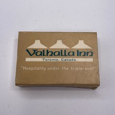 Valhalla Inn Toronto Canada 1960s Triple Roof Logo Map 2.25