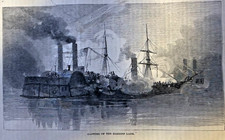 1866 Texas In The Civil War Galveston Johnston's Creek Sabine Pass illustrated picture