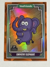 2025 Topps Chrome VeeFriends Empathy Elephant Orange Refractor /25 17/25 picture