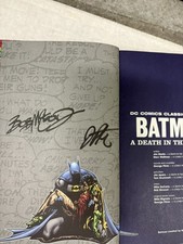 Batman: A Death in the Family DC Comics Classic Library HC 1st. Print Signed 2X picture