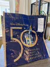 Disney Parks Reusable Tote 50th Anniversary WDW Never Used picture