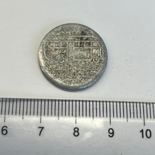 RARE Shanghai, China - 1920s Bus Transit Transport Token 1 cent picture