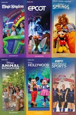 NEWEST CURRENT 2026 Disney World Theme Park Maps 6 map Brochures set NEW picture