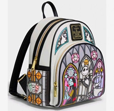 Disney The Nightmare Before Christmas Stained Glass Mini Backpack picture