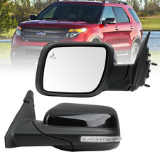 Driver Left Side Door Mirror for Ford Explorer 2011-2019, W/Power Heated Glass, picture