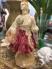 polychrome plaster/chalkware or composition figure picture