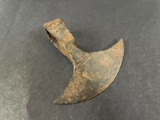 Old Vintage Hand Forged Rustic Iron Axe Hatchet / Axe Head Wood Cutter Tool PM35 picture