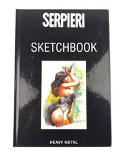 Serpieri Sketchbook Heavy Metal Erotica 1995 Paolo Serpieri Hardcover Book picture