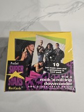 1991 Pro Set Super Stars MusiCards Music Cards MTV Sealed Box Series II Rap Rock picture