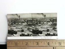 Denver Colorado Stereoview Keystone View Co. 1933 Cityscape Flat Mount picture