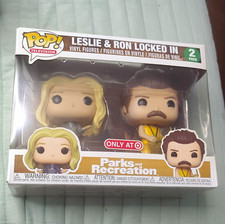 Funko Pop Television Parks and Rec Leslie Knope & Ron Swanson 2-Pack Target picture