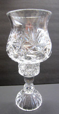 Vintage  Shannon Lead Crystal Fairy Lamp Light Candle Holder 12