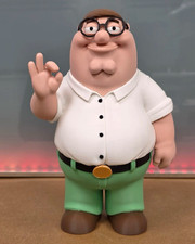 Family Guy Peter Griffin Multicolor Plastic Figure with OK Hand Gesture picture