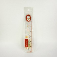 Vtg 1995 Sanrio Hello Kitty Clear Bookmark Ruler 6” Made In Japan NOS picture