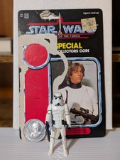Kenner Star Wars POTF2 Luke Skywalker Stormtrooper Outfit Figure w/ Coin picture