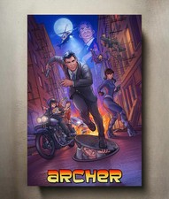 Archer 8x12 Metal TV Show Poster Sign picture