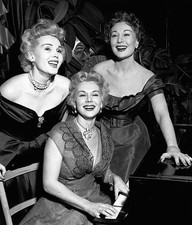 THE GABOR Sisters - Magda Zsa Zsa and Eva - 5 x 7 in Print picture
