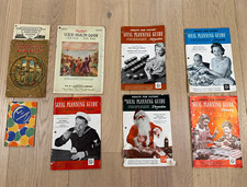 Vtg WWII Great Depression Ephemera Lot 1918-1944 Almanac Health For Victory Book picture