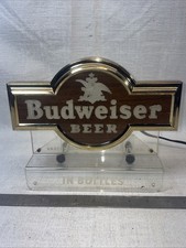 VINTAGE BUDWEISER CASH REGISTER SIGN ANHEUSER BUSCH 1950’s-RMPA Inc Tested Works picture