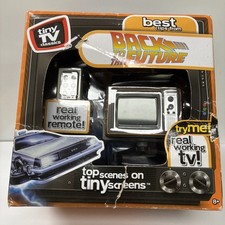 RARE Tiny TV Classics Best Clip Scenes from Back to the Future Movie WORKING picture