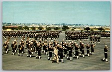 U. S. Naval Training Center San Diego California Military Band Postcard PC406 picture