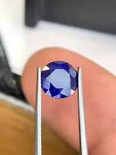 10 Ct+ Extremely Rare Natural Blue Tanzanite Round Certified Loose Gemstone picture