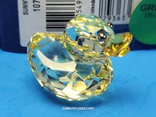 Swarovski Happy Ducks Sunny Sandy # 1077936 Crystal Duck figurine picture