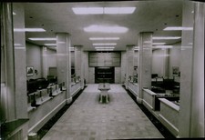 LG843 1954 Orig Photo TRADERS NATIONAL BANK Trimness Accents the Floor Remodel picture