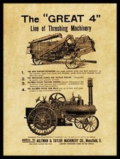 1905 Aultman & Taylor Machinery NEW Metal Sign 24