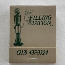 The Filling Station Restaurant Matchbook Long Beach California SoCal Vintage picture