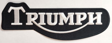 Triumph Motorcycle Biker British Embroidered Patch~8 7/8