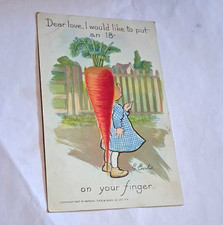 Vintage Tuck’s Post Card Valentine’s Day Comic Card 
