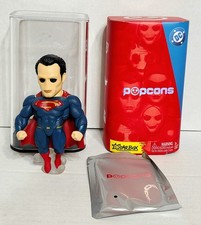 Zuru Popcons DC SUPERMAN Collectible Action Figure W/ Stand And Display Case picture