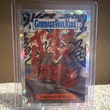 Topps 2022 Garbage Pail Kids Sprayed Wade Cracked Ice 182a Parallel picture
