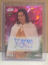 2025 Topps chrome Star Wars Lee Jung-Jae (Jedi Master Sol) 1/1 auto picture