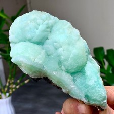 357G Natural blue texture stone crystal,Heteropolar of Chinese blue aragonite picture