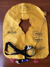 Rare Vintage 1990s Canadian Airlines International Life Vest Jacket Aviation NOS picture