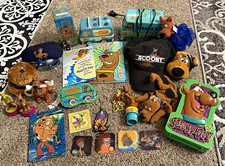 Scooby-Doo Mixed Lot Collectibles Plush Figures Tins/Boxes Books Accessories picture