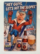 Miller Lite Beer Bob Uecker Sign Milwaukee Brewers High Life - MLB Baseball picture