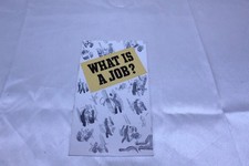 Ca. 1930's-40's What is a Job? Pamphlet Vintage picture