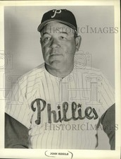 1959 Press Photo John Riddle of the Phillies - mjt20378 picture