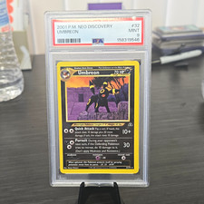 Pokémon 2001 Neo Discovery Umbreon 32/75 English Graded PSA 9 picture