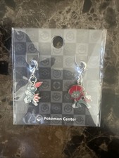 Pokemon Center 215 461 Sneasel Weavile Metal Charm Key Chain SEALED picture