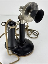 Antique Vintage Candlestick Telephone Phone Stromberg Carlson picture