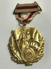 ALBANIA ORDER GLORY TO MOTHER 1 CLASS ALBANIAN ORDERS MEDAL MOTHERHOOD 1950 s picture