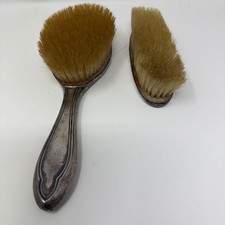 Antique 1911 Sterling Silver Birmingham WV&S Hair & Clothes Brush Vanity Set picture
